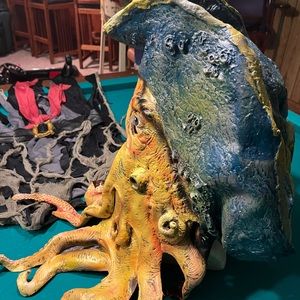 Davy Jones Pirate of the Caribbean Squid Halloween Mask
